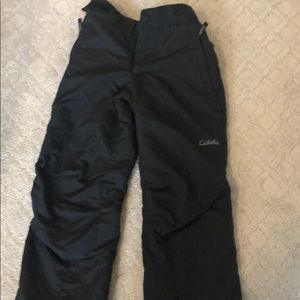Unisex black (6-7)  Cabela’s Sz Small Snow Pants